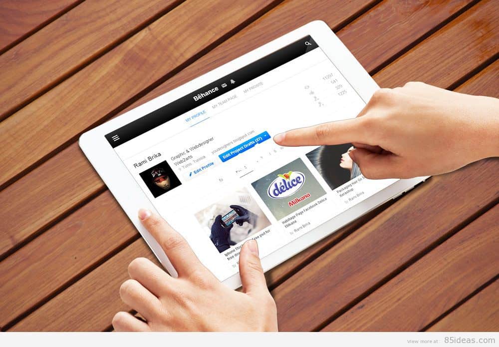 fantastico set di mockup per iPad PSD