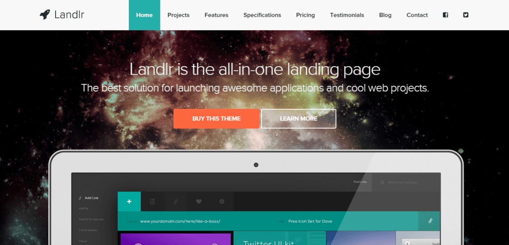 Landlr موضوع الصفحة المقصودة واحد