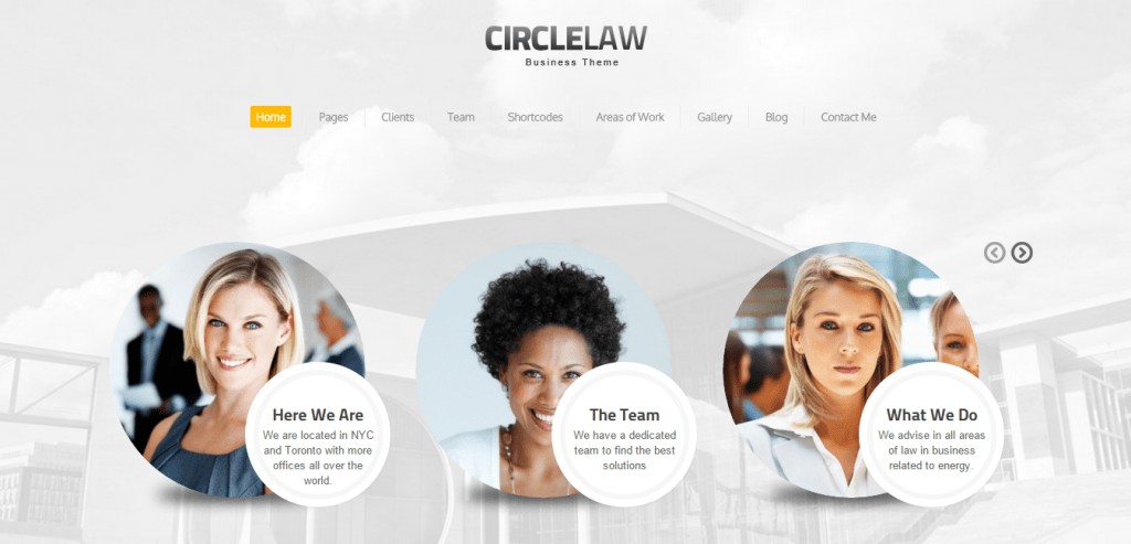 Tema WordPress CircleLaw