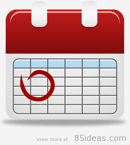 pictogramă-calendar modern