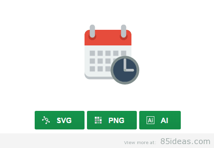 Pictogramă plat calendar
