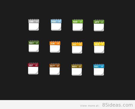 Pictograme calendar gratuite