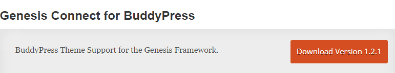 Genesis Connect สำหรับ BuddyPress