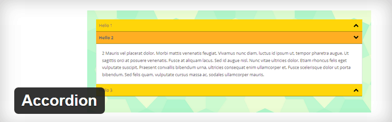 Plugin per fisarmonica di WordPress