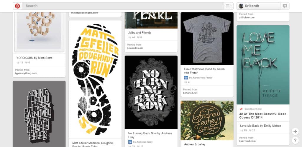 Da Up North Tipografia Pinterest Board