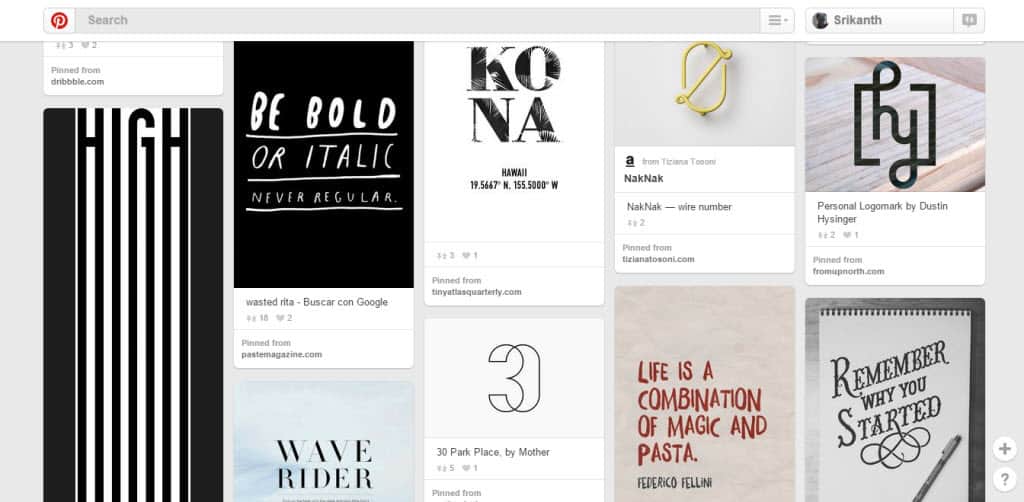 Itziar San Vicente Tipografia Pinterest Board