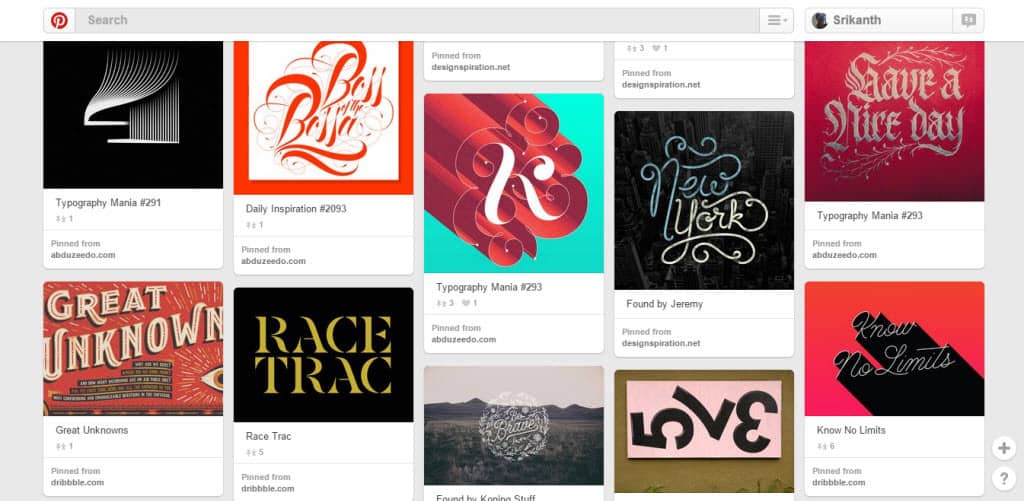 Christian Antolin Tipografia Pinterest Board