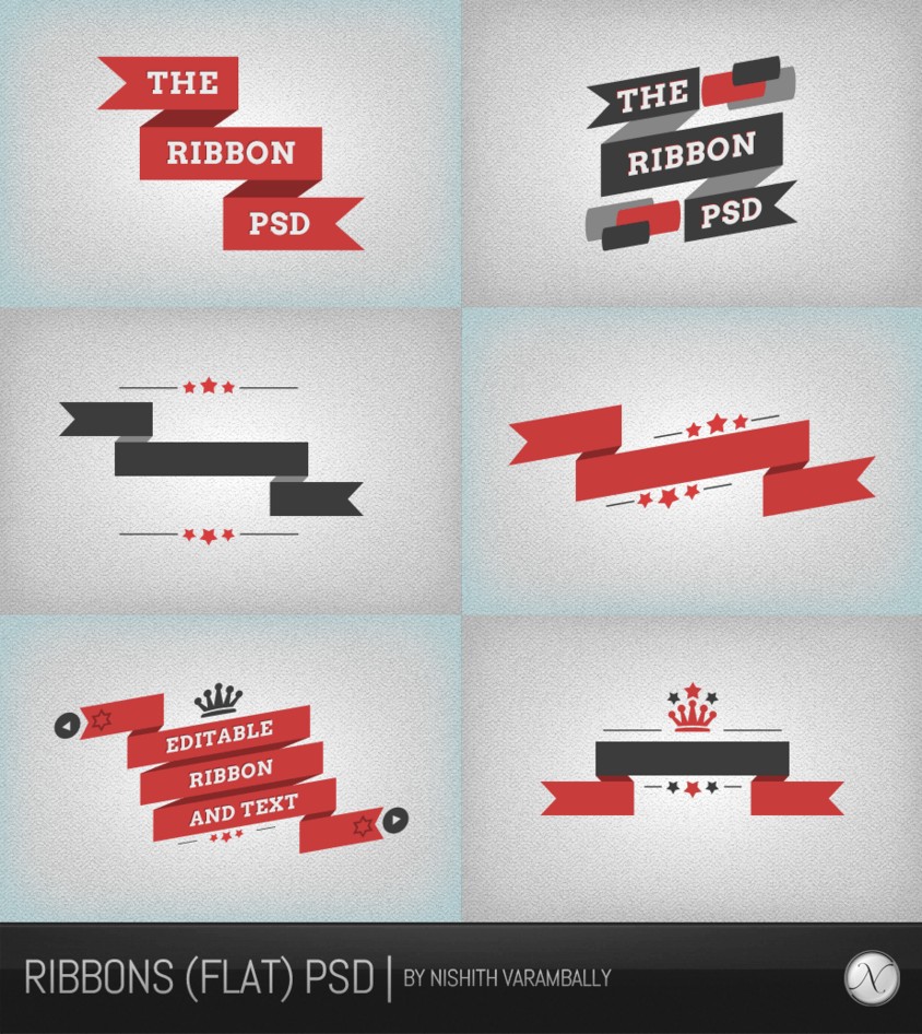 fitas de design plano