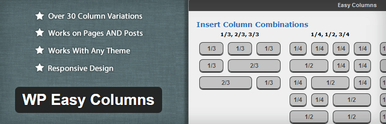 Plugin WP Easy Columns