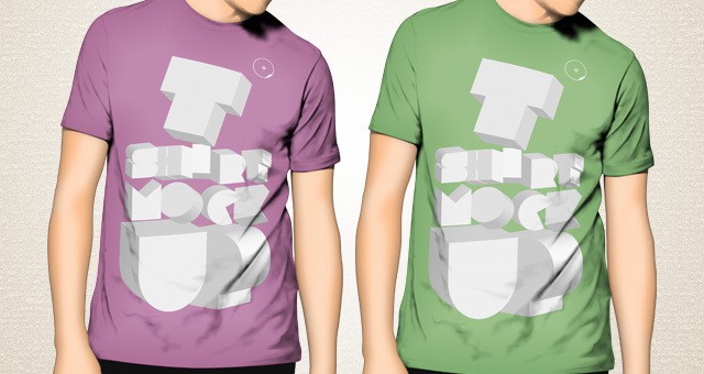 Tshirt modello 3d mockup Psd