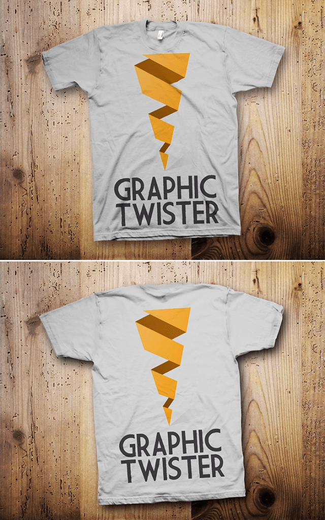 Mockup di t-shirt piatta