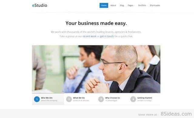 eStudioポートフォリオWordPressテーマ