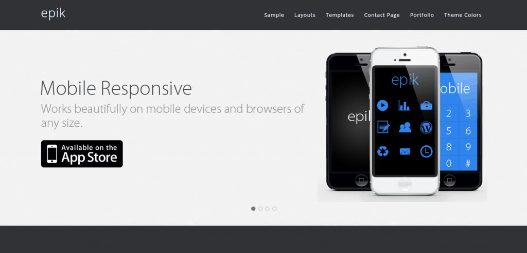 epik tema WordPress