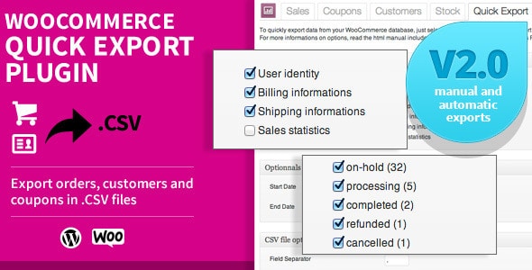 Plugin Ekspor Cepat WooCommerce
