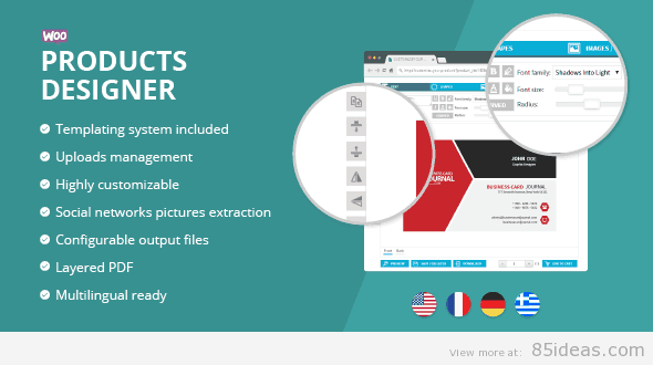 Plugin Desainer Produk Woocommerce
