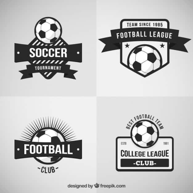 レトロなサッカーバッジ