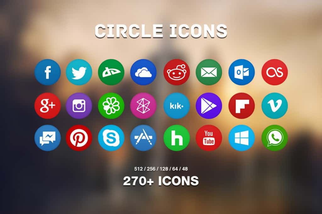 Kreis-Icons-Pack