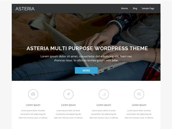Asteria Lite WordPress-Thema
