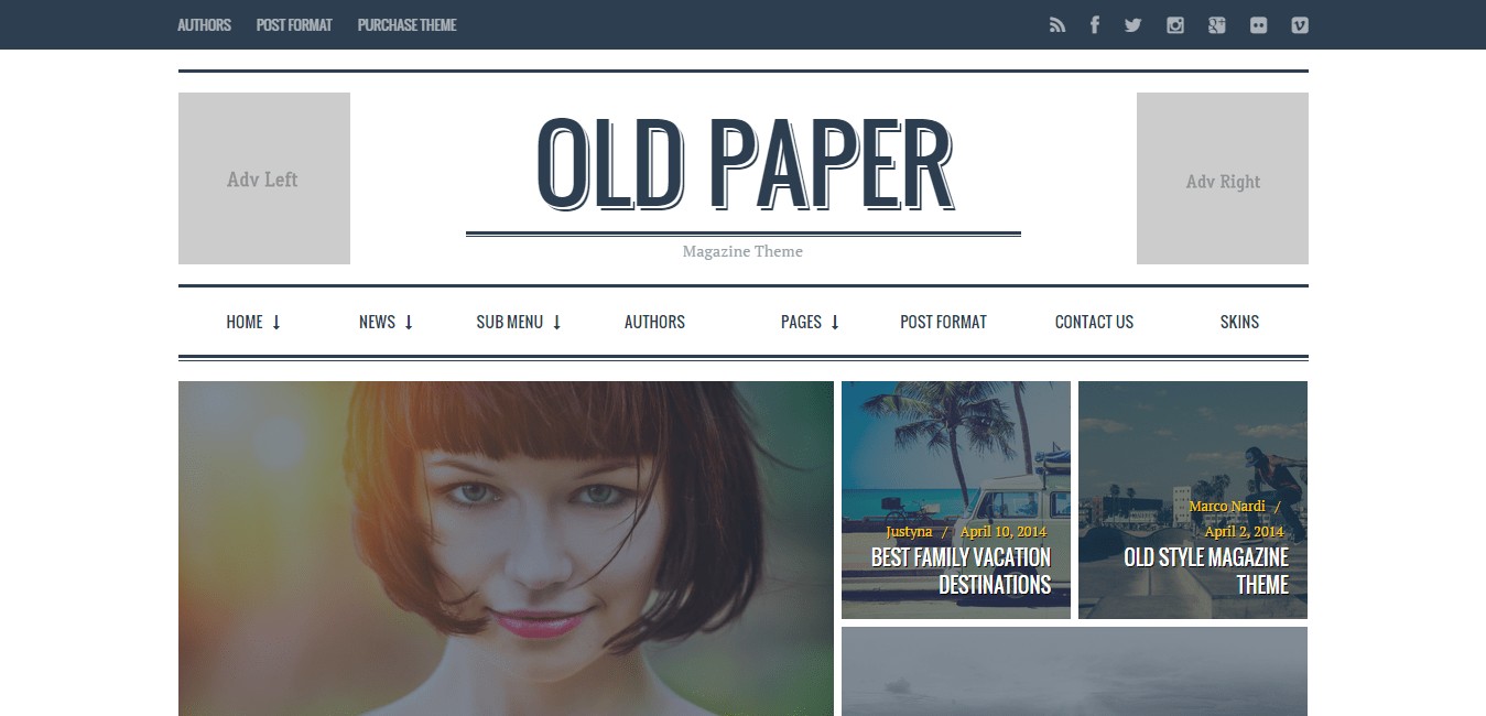 Altes Papiermagazin-Thema