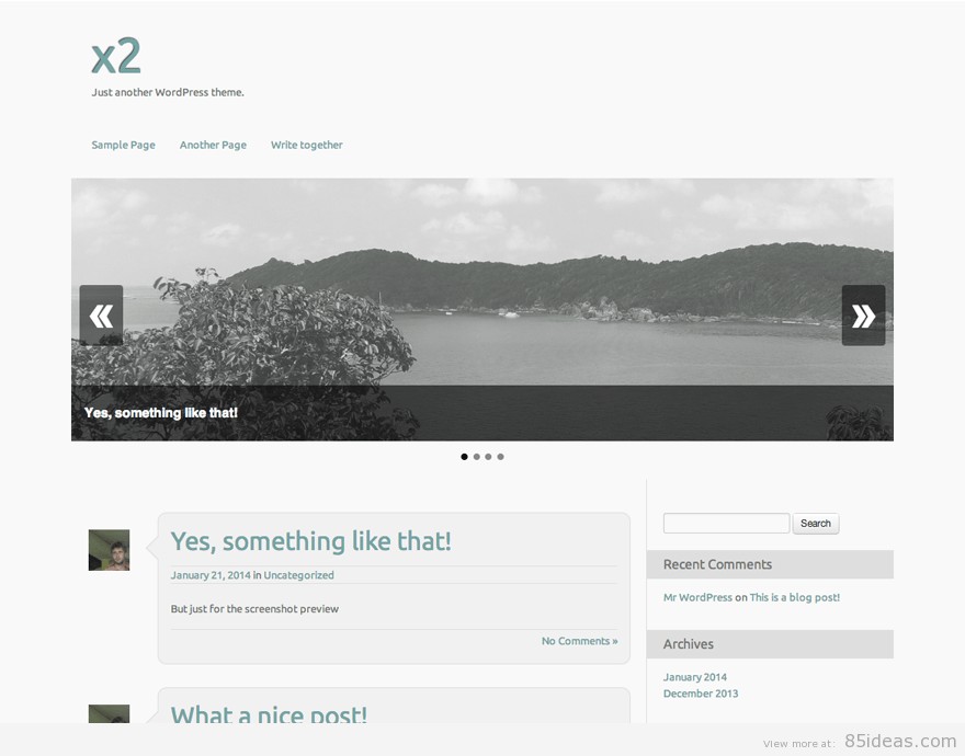 x2 WordPress-Theme