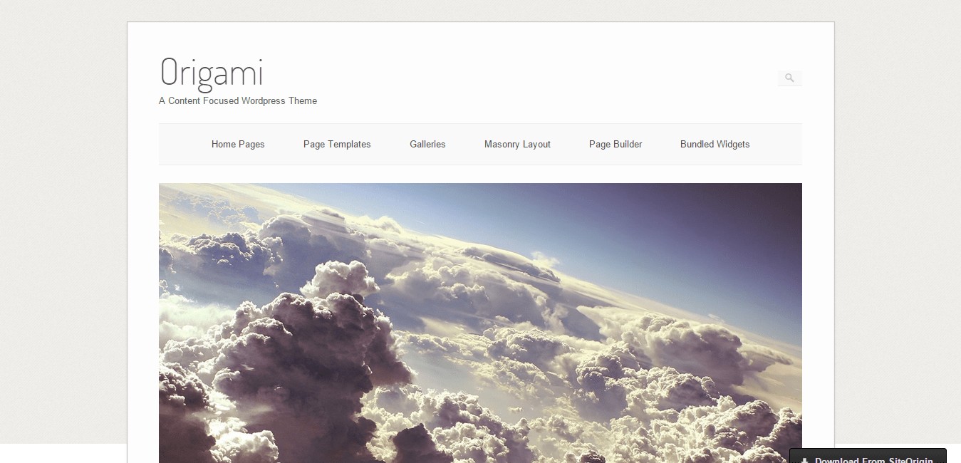 Origami-WordPress-Theme