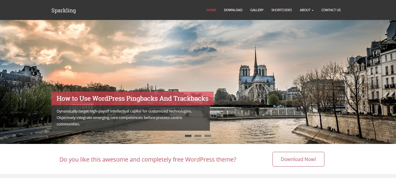 Funkelndes WordPress-Theme