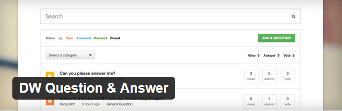 DW Frage Antwort WordPress-Plugin