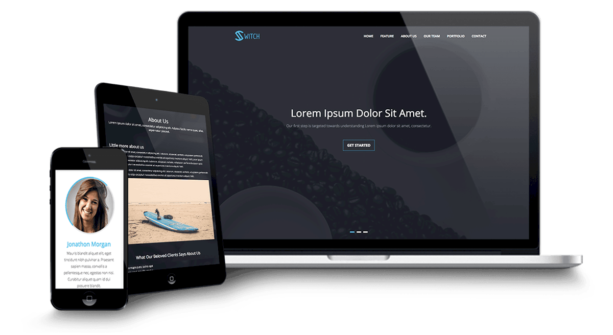 Wechseln Sie zum Onepage Business WordPress-Theme