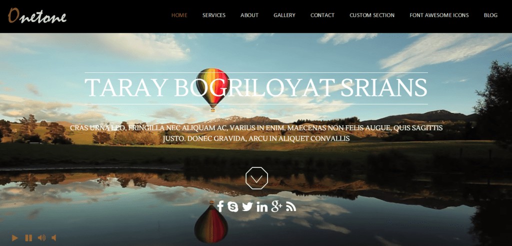 OneTone WordPress-Theme
