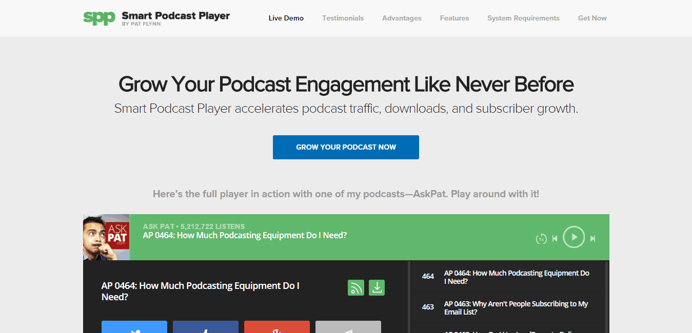 Intelligentes Podcast-Player-Plugin