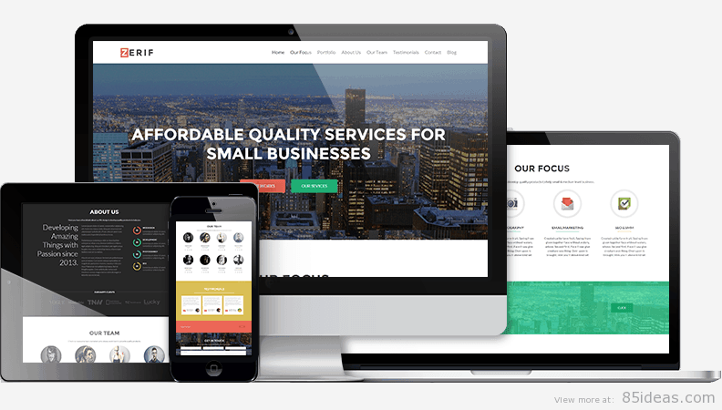 Zerif Pro Business WordPress-Theme