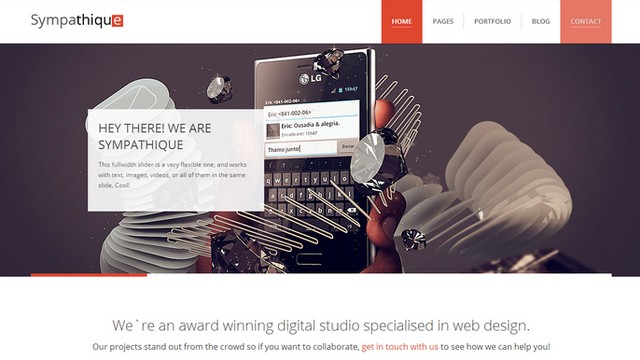 Sympathisches WordPress-Theme