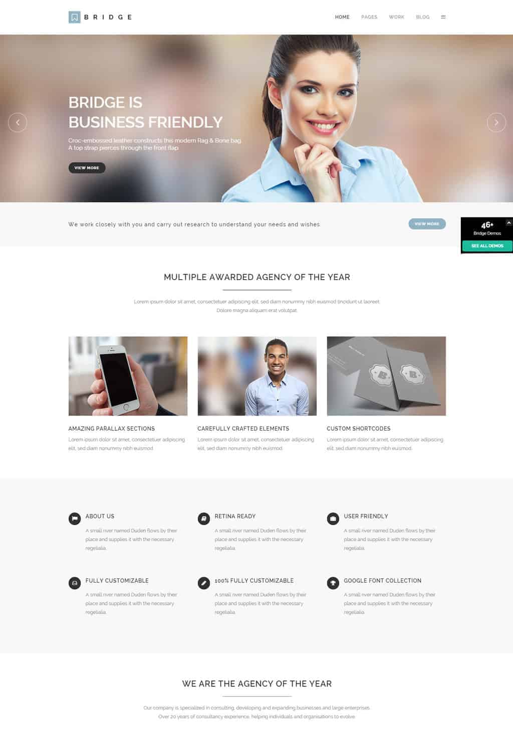 Bridge - Kreatives Mehrzweck-WordPress-Theme