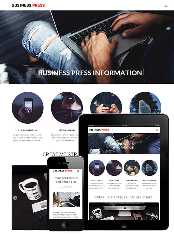 Business Press WP-Thema