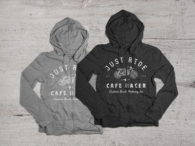 Zerknitterter Hoodie MockUp PSD
