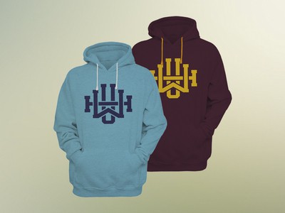 Buntes Hoodie-Modell