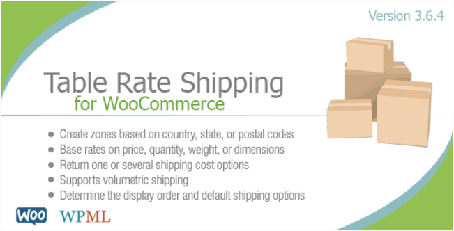 Tabellenversand für WooCommerce