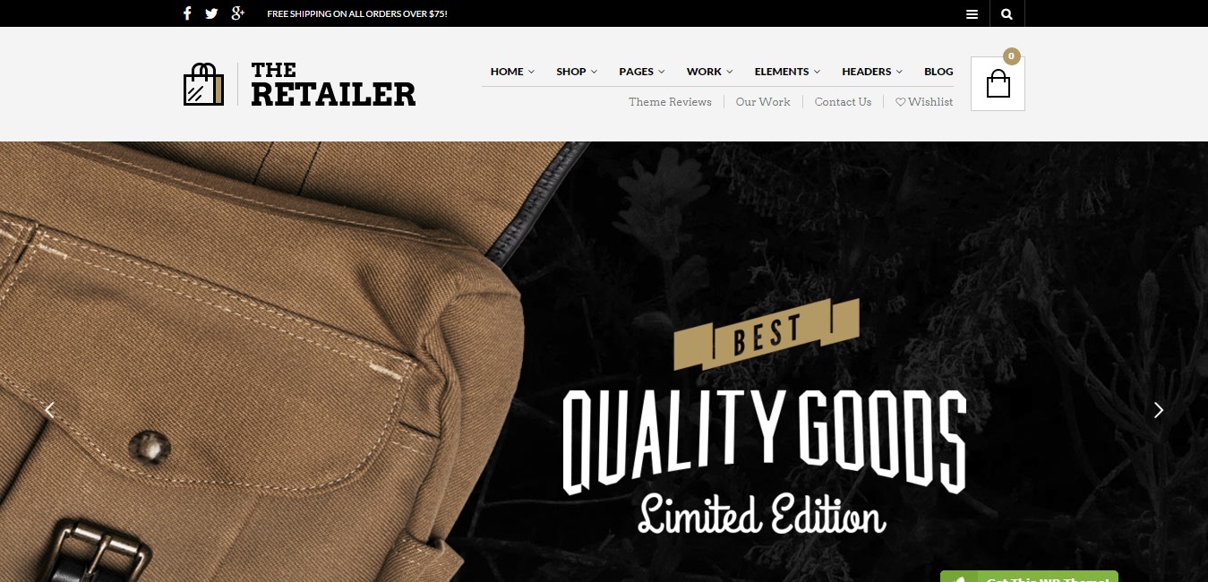 Das E-Commerce-WordPress-Theme für Einzelhändler