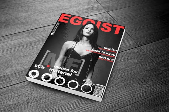 Kostenlose Magazin-Cover-Mockup-Wiederholung