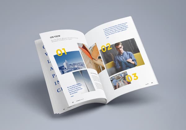 Fotorealistisches Magazin MockUp 3