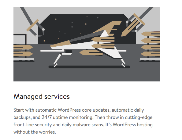 Verwaltete WordPress-Hosting-Funktionen