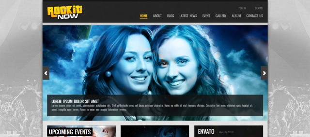 13-Rockit Now - WordPress-Theme für Musikbands