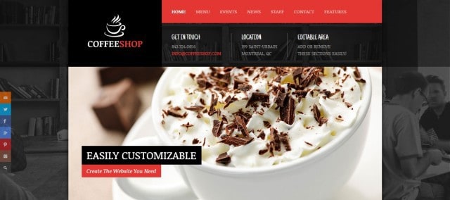 19-Coffee Shop - Responsives WP-Theme für Restaurants