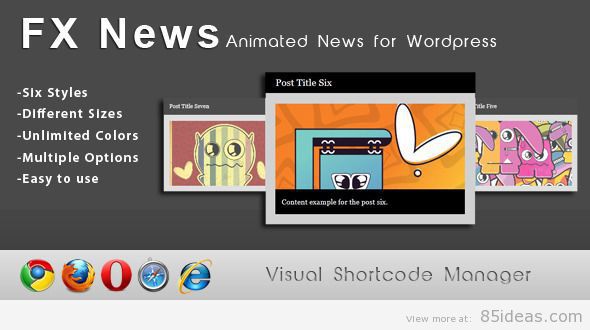 Wordpress 動畫簡碼