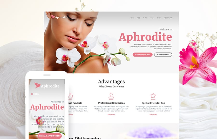 Tema WordPress Salon