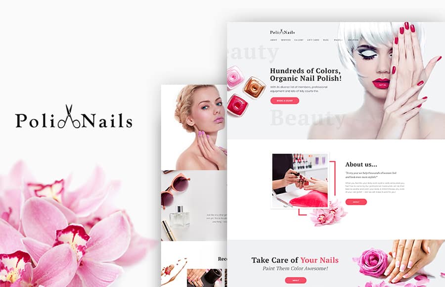 Tema WordPress Salon Kuku