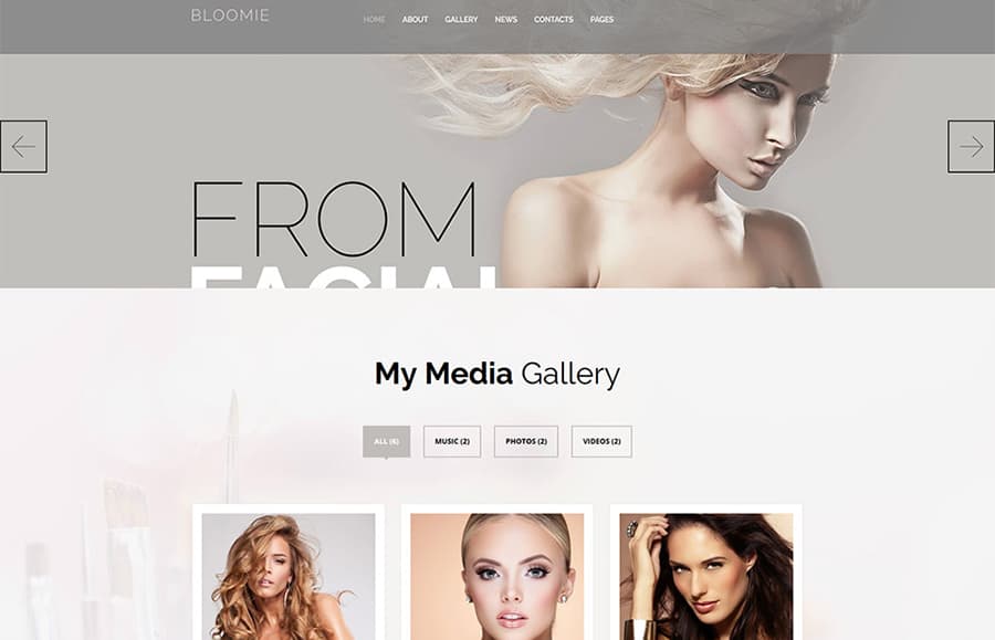 Tema WordPress Salon Kecantikan