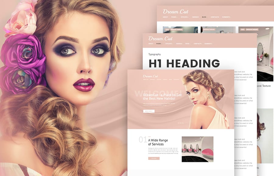 Template WordPress Salon