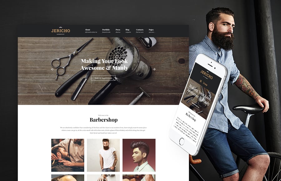 Tema WordPress Toko Tukang Cukur
