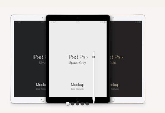 maquete psd-ipad-pro-vetor